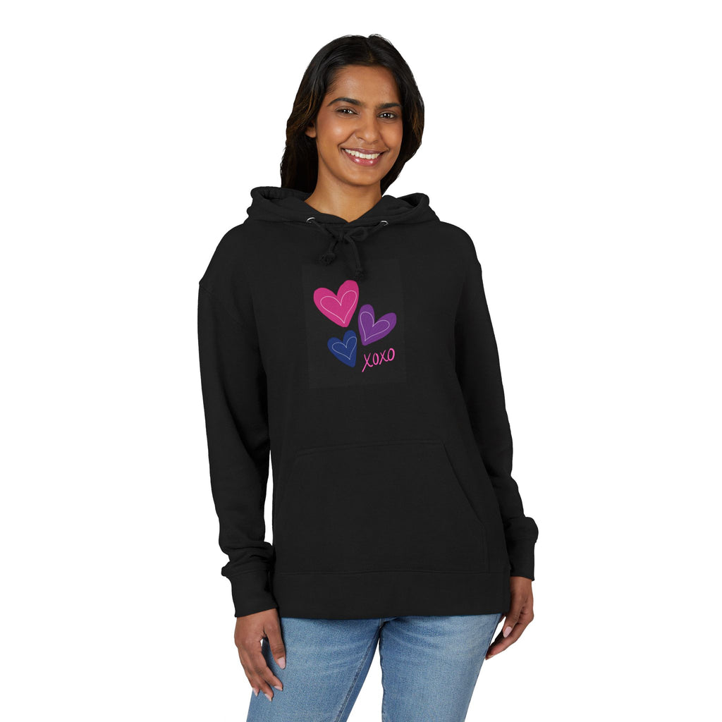 Heartfelt Love Hoodie, Cozy Unisex Sweatshirt, Perfect Gift for Couples, Valentine's Day Apparel, Everyday Comfort Wear